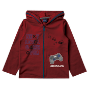 Jaqueta Infantil Masculino Moletom Capuz DDK