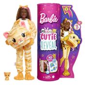 BARBIE CUTIE REVEAL COM PET GATINHA PELUCIA MATTEL HHG18