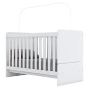 Berço Mini Cama Certificado pelo Inmetro Labirinto Branco - Henn