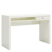 Mesa Para Computador Escrivaninha 1 Gaveta TC122 Off White - Pradel