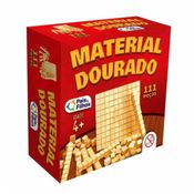Material Dourado em Madeira 111 Peças Pais e Filhos