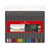 Lápis De Cor Faber Castell 24 Cores Supersoft