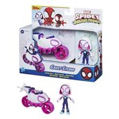 Boneco Homem Aranha Spider Gwen + Veículo - Hasbro 1942