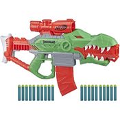 NERF Eletrônico Dino Rex-Rampage c/ 20 Dardos - Hasbro F0808