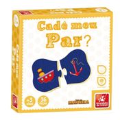 Jogo Educativo Cade Meu Par 36 Pecas +4 Anos