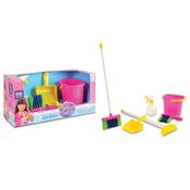 Kit de Limpeza 6 Pecas Infantil Agua e Sabao  +3 Anos Nig