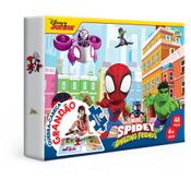 Quebra-Cabeça - Disney - Marvel - Spidey And His Amazing Friends - 48 Peças - Jak - Grande - Toyster