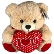 Urso de Pelúcia I LOVE YOU 33 Cm Fizzy Toys