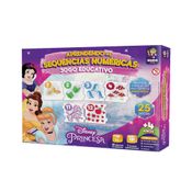 Jogo Educativo - Aprendendo as Sequências Numéricas - Disney - Princesa - 25 Peças - Mimo