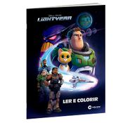 Livro para Ler e Colorir para Crianças - Lightyear Disney