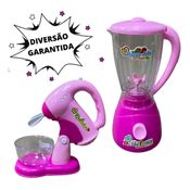 KIT LIQUIDIFICADOR E BATEDEIRA INFANTIL BW166