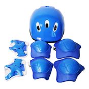 KIT DE PROTEÇÃO INFANTIL CAPACETE COTOVELEIRA JOELHEIRA BW106