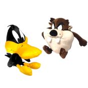 Kit com Taz Mania e Patolino Pelúcia Looney Tunes da Baby Brink