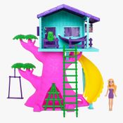 Playset com Mini Figura - Judy Casa na Árvore - Samba Toys