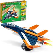 LEGO Creator 31126 Kit de ConstrucaoSupersonicJet 3 em 1