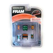 Diecast Set: Shop Tools - Ferramentas e Acessórios - Fram - 1:64 - Greenlight - Green
