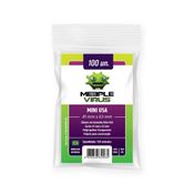 Sleeves MEEPLE VIRUS MINI USA 41 X 63 MM - 100 UNIDADES
