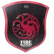 Placa Decorativa -Game Of Thrones Targaryen Escudo -30X25 Cm