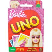 Jogo Uno da Barbie da Mattel de 2 a 10 Jogadores