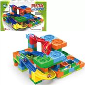 Blocos De Montar Pista Labirinto 128pecas Brinquedo Didatico