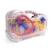 Kit Conjunto Maleta Medica Infantil Mini Doutor Azul