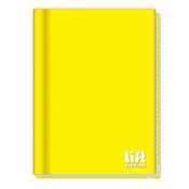 Caderno Brochurao Capa Dura Amarelo 20x27,5cm C/ 48Fls