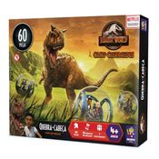 Quebra-Cabeça - Jurassic World - 60 Peças -Ataque Carnotauro - Mimo