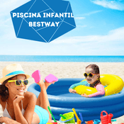 Piscina Inflável Infantil 1,22m x 25 cm, Capacidade 140 litros, Bestway