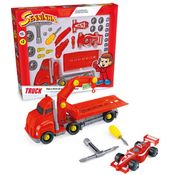 Conjunto de Carrinhos - Senninha - Truck Guincho - Parkitoys