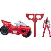 Power Rangers Dino Fury - Veículo com Boneco Vermelho F4213