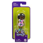 Polly Pocket - Boneca Polly Happy Hour Negra - Vestido Quadriculado