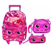 Mochila Rosa Kit Gatinha