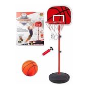 Cesta De Basquete Infantil Regulável + Bola De Basquete