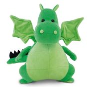 Dragoberto Dragão De Pelúcia Decoração Infantil 30cm Verde Enfeite Quarto Criança Nichos Presente Menino Menina
