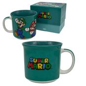 Caneca Super Mario e Luigi 350ml Oficial Nintendo Original Zona Criativa Presente Gamer Geek Nerd Dia Dos Namorados