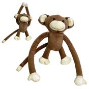 Pelúcia Macaco Macaquinho Agarradinho Anti Alérgico 29cm Gorila Presente Menino Menina