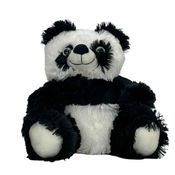 Urso Panda de Pelúcia 25cm Antialérgico Ursinho Enfeite Decoração Quarto Infantil Presente Menino Menina Cortex