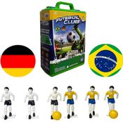 Jogo Futebol Club Mundial Seleções Na Maleta Com Jogadores Pintados Original Gulliver Brasil Alemanha Argentina Itália C