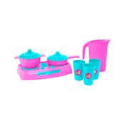 Acessórios de Casinha - Big Chef - 9 Peças - Rosa - Mielle