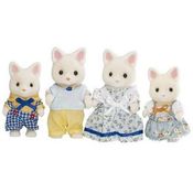 Sylvanian Families Família dos Gatos de Seda - Epoch Magia