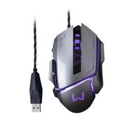 Mouse Gamer Multilaser Warrior MO262 Ivor 3200DPI 7 Botões Controle DPI Grafite