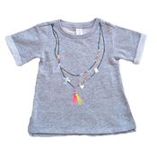 Blusa Gap Menina Cinza