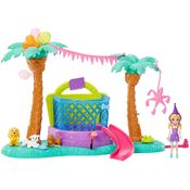 Playset e Mini Boneca - Polly Pocket - Parque Temático De Bichinhos - Mattel