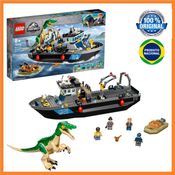 Lego 76942 Jurassic World - Fuga de Barco do Dinossauro Baryonyx