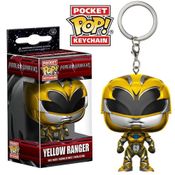 Funko Pop! Keychain Power Rangers Chaveiro - Yellow Ranger