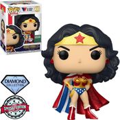 Funko Pop! Mulher Maravilha 80 - Wonder Woman Classic With Cape Diamond Collection #433