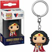 Funko Pop! Keychain Mulher Maravilha 80 Chaveiro - Wonder Woman Classic With Cape