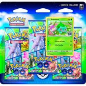 Jogo de Cartas e Baralho Blister Triplo - Bulbasaur 19 cartas Copag Pokémon