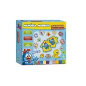 Jogo Da Memória - Memória Madeira - Galinha Pintadinha - 24 Peças - Nig Brinquedos