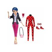 Boneca Miraculous Ladybug Superhero Secret Marinette c/ Acessórios - Multikids